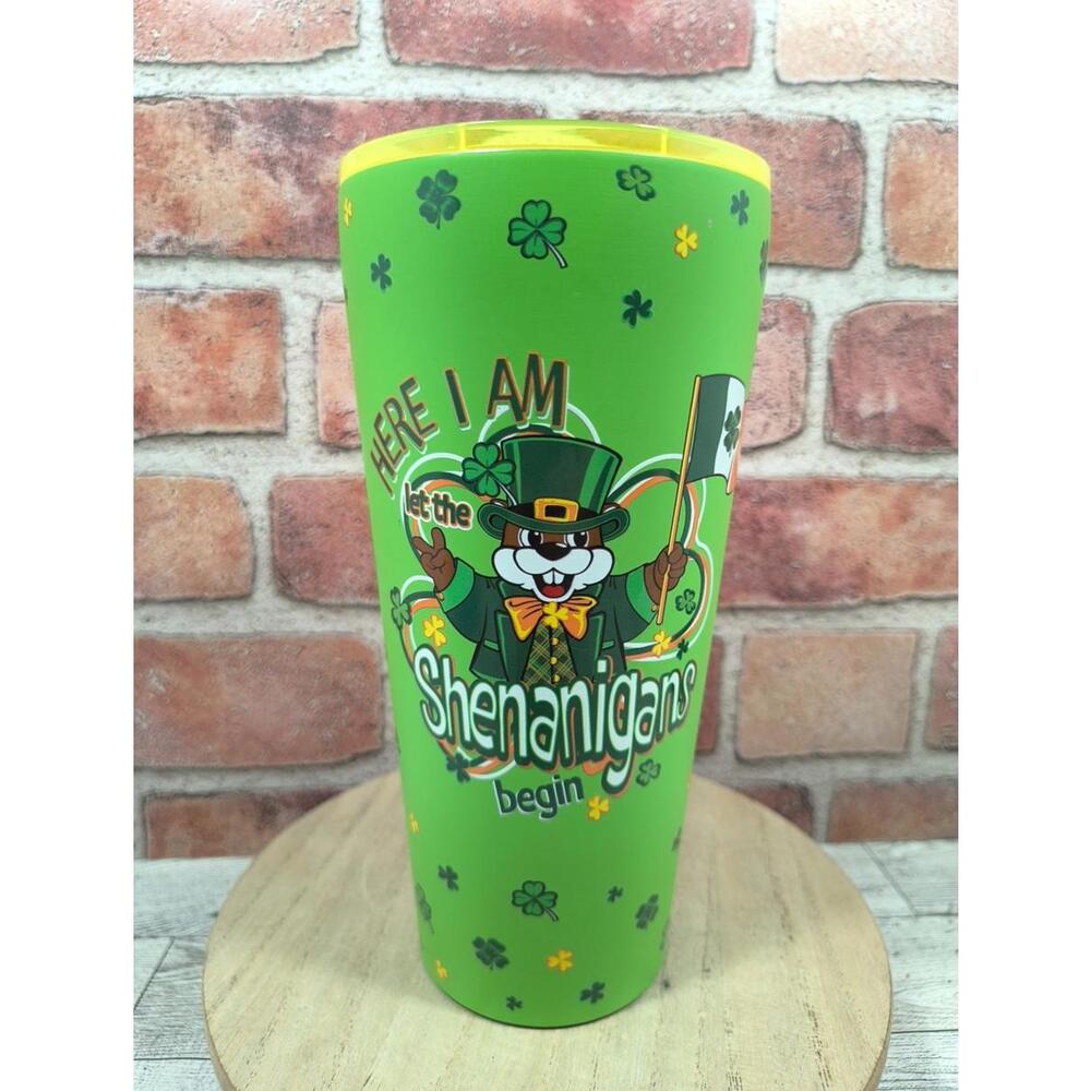 Buc-ee's St. Patricks Day Yukon Double Pint Tumbler Let the Shenanigans Begin 32